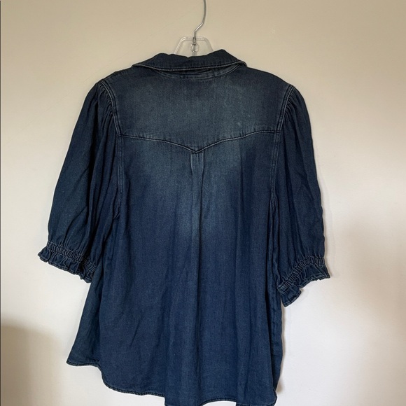 ba&sh denim snap front honey Shirt - Picture 6 of 9